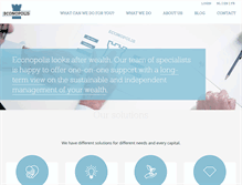 Tablet Screenshot of econopolis.be